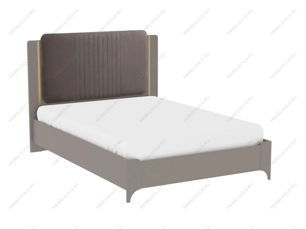 Кровать 1400 NEW (велюр) с подъемным механизмом, Сиде (1492*2082*1200) Мокко | изображение 1