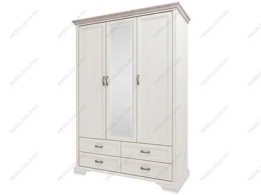 Шкаф 3-створчатый Монако 3D4S