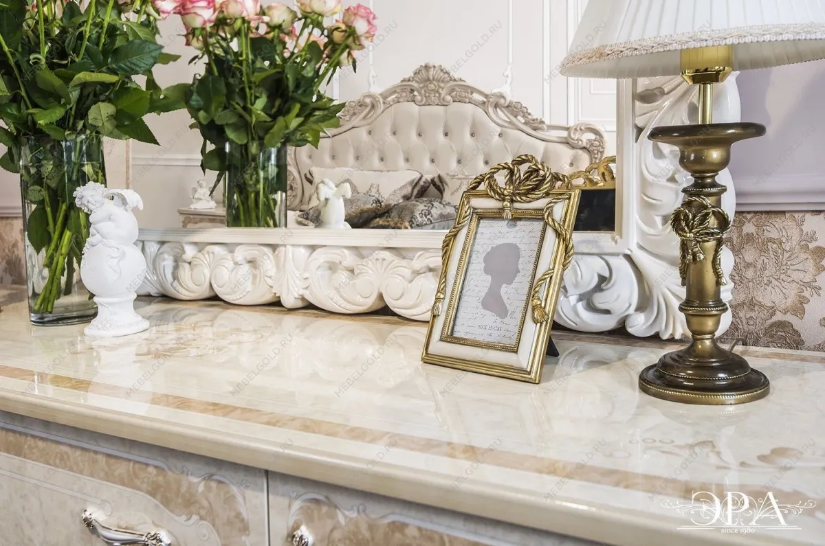 м. Марьина Роща - Зеркало Патрисия ППУ крем корень глянец 2 (гостиная) | изображение 4