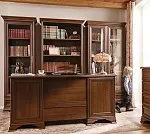 Шкаф с витриной Кентаки REG1W1S каштан - Выставка м. Марьина роща | изображение 5