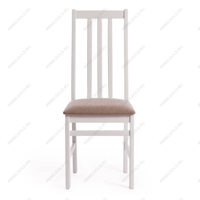 Стул SWEDEN white, ткань бежевая (Ford William 7) | изображение 4