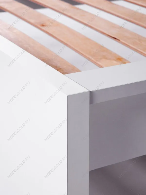 Кровать односпальная Варма СЭНГ, 90х200см, эмаль, белая | изображение 10