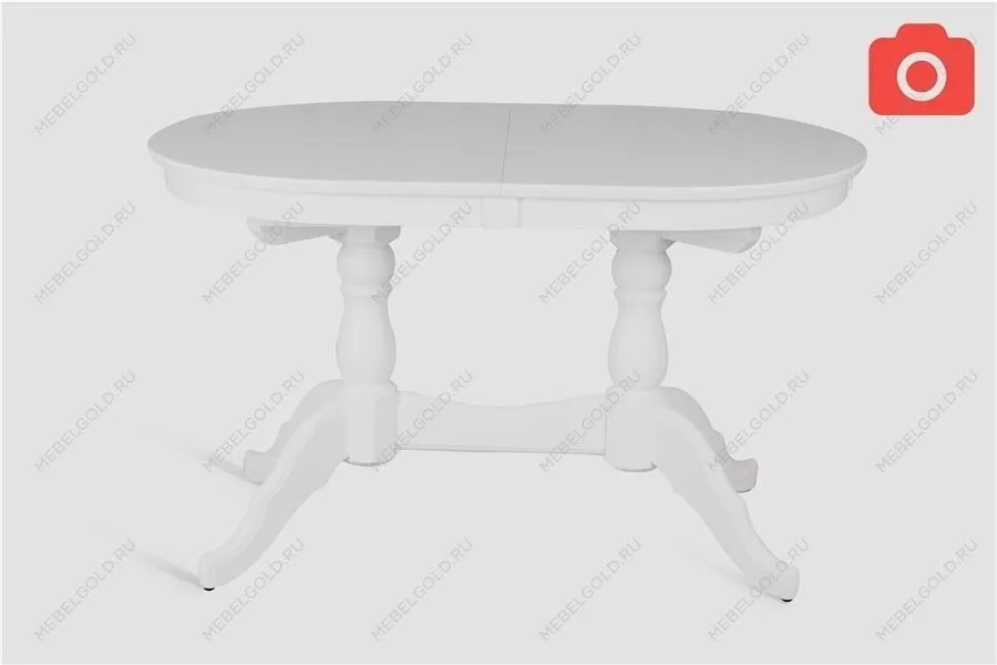 Стол обеденный Овальный-1300 (слоновая кость 9001) | изображение 4