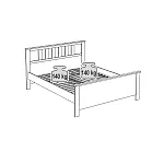 САГА кровать двойная 160х200 кашемир/ясень | изображение 3