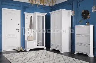 Шкаф с вешалкой Кентаки PPK/110P белый