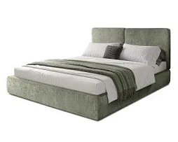 Кровать Natura 1.6 м, с подъемным механизмом Шенилл (Monblan) 530, НТКР-1[3]