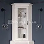 Лобня - Шкаф с витриной Тиффани 1VU вудлайн кремовый | изображение 1