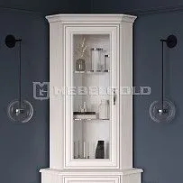 Лобня - Шкаф с витриной Тиффани 1VU вудлайн кремовый