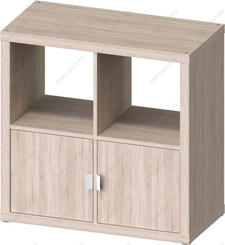 Стеллаж Фора, 4 полки, 77х77х38 см, дуб беленый | изображение 8