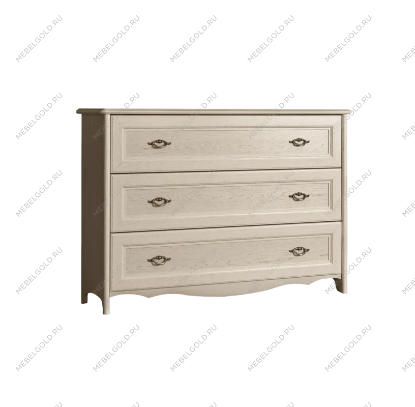 Комод (3 ящика) Венеция дуб седан ВНКМ-4 - Выставка м. Марьина роща