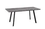 Стол раздвижной Бьерн-140 (Дымчатая керамика/Чёрный) 140(180)х85 | изображение 1