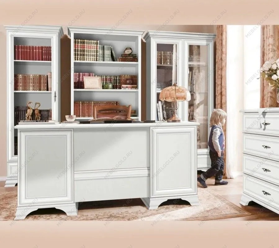 Шкаф с витриной Кентаки REG2W1S белый - Выставка Балашиха | изображение 3