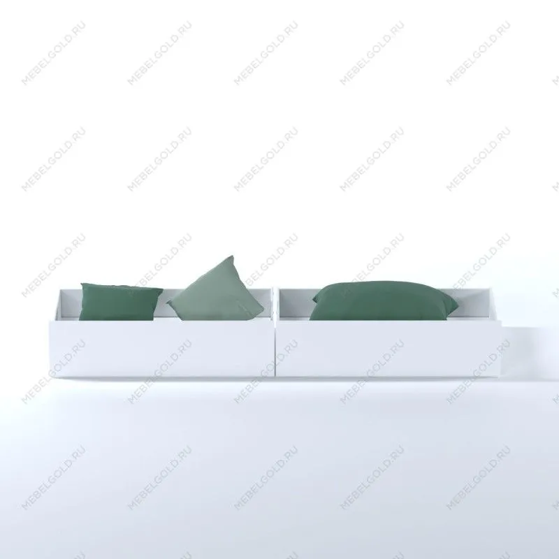 Комплект выкатных ящиков для кровати Варма СЭНГ, 100х61х26 см, белый | изображение 2