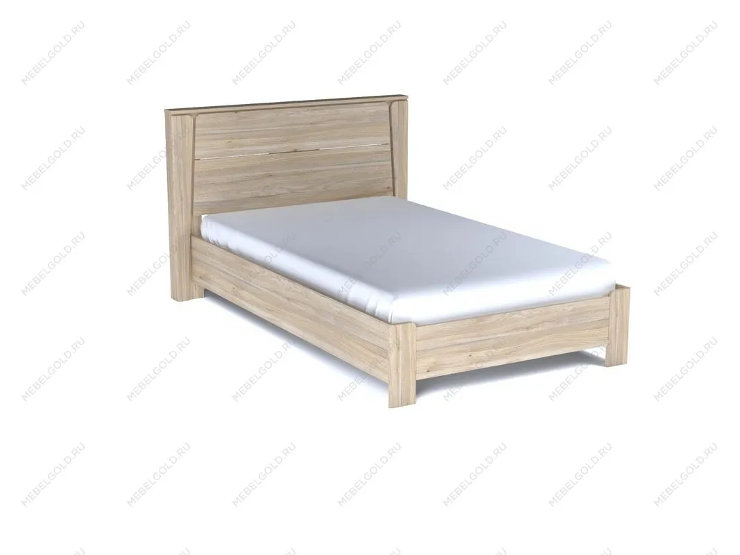 Кровать (каркас) 1200, Юта (1422*2130*1004) Дуб Мария, 12206