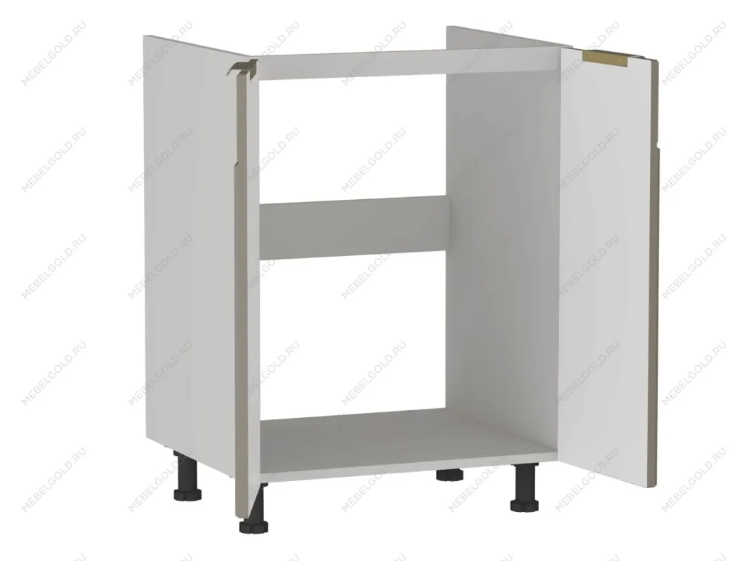 Стол под мойку СМ-60 2-х дверный, Берта (600*525*820) Мокко, 25115 | изображение 1