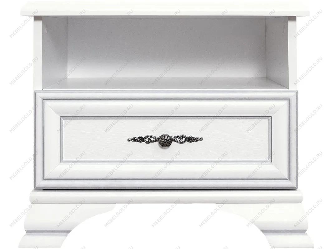 Тумба прикроватная Кентаки KOM1S белый
