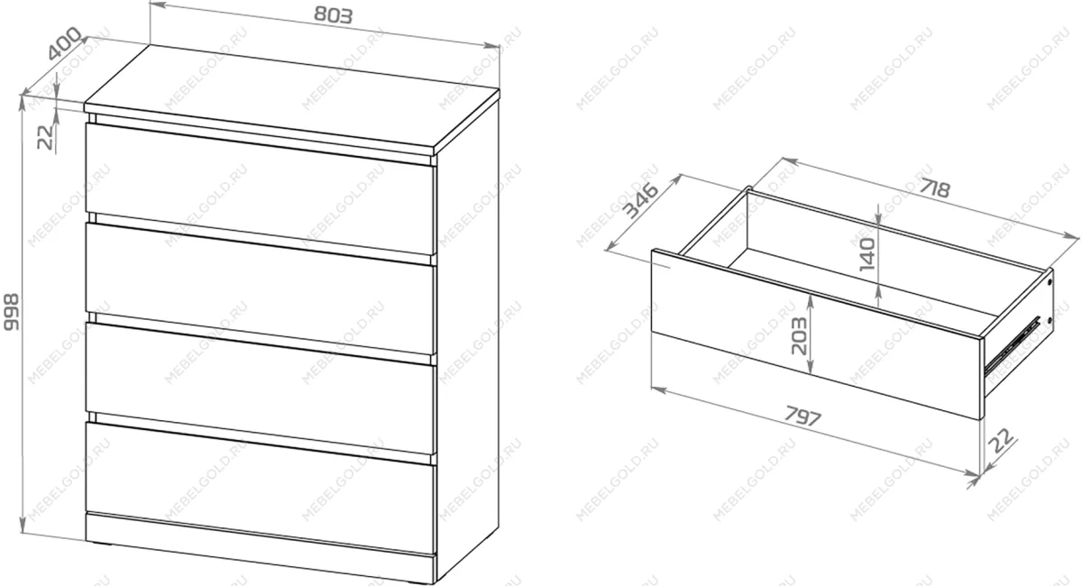 МАЛЬМ / VARMA Комод ИКЕА / IKEA 4, 80x100x40, пигмент, белый - Выставка м. Марьина роща | изображение 4