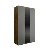 Шкаф 3-х дверный Bogemia Woodline Air (Серый/Золото) БМШ2/3(1)