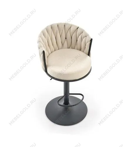 Стул барный Halmar H125 (бежевый/черный) | изображение 6