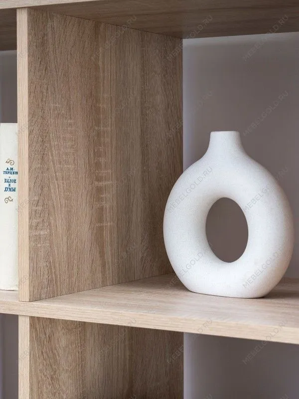 Стеллаж Фора, 16 полок, 147x147х38 см, дуб беленый | изображение 3