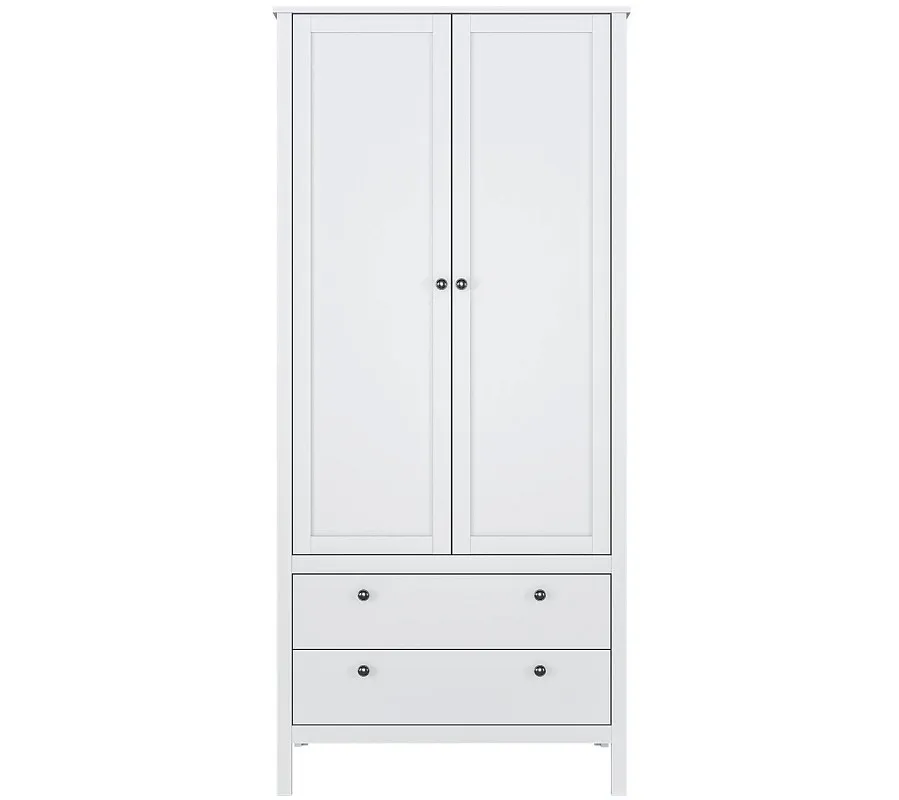 Шкаф Ева (Хельга) SZF2D2S/90 белый