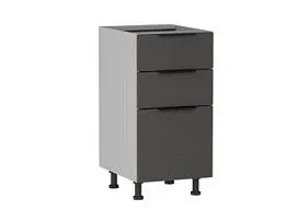 Стол с ящиками СЯ-40 (176/356), Ватель (400*523*820) Экокожа Серый, 23316