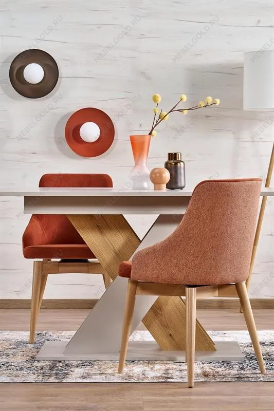 Стол обеденный Halmar XARELTO 130 (кашемир/дуб кремона) | изображение 11