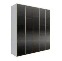 Шкаф 5-ти дв. Bogemia Air (Белый/Золото) БМШ2/5(5)