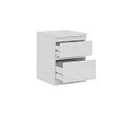 КАСТОР (KULLEN) тумба ИКЕА / IKEA 2 ящика белая - Выставка Балашиха | изображение 2