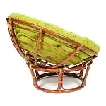 Кресло Papasan с подушкой Орех, флок | изображение 8