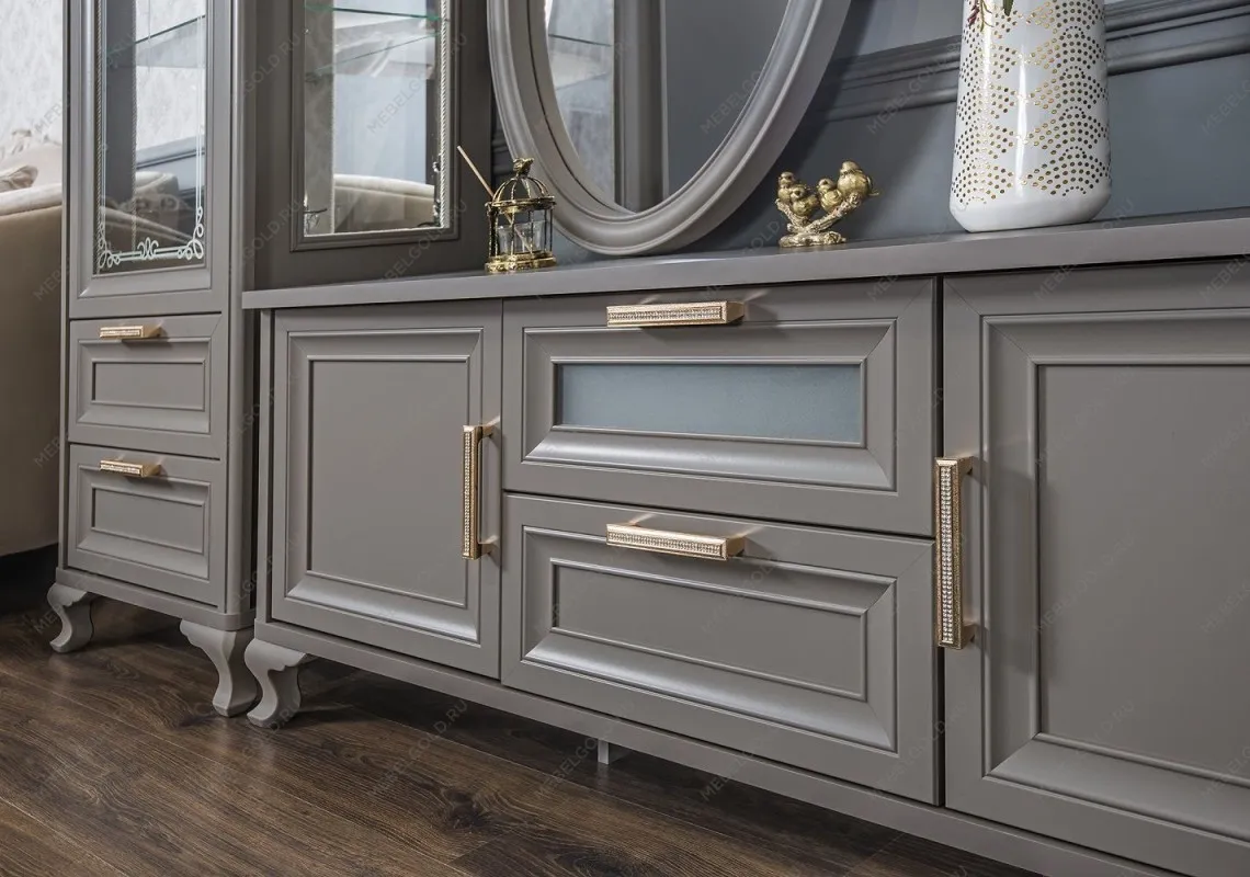 Тумба под телевизор Мокко серый камень - Выставка Балашиха | изображение 2