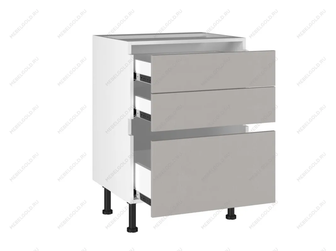 Стол с ящиками СЯ-60, Виста (600*523*870) Экокожа Бежевый, 26419 | изображение 1