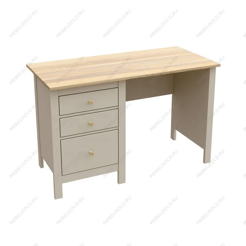 Стол письменный Сага, 120х56, кашемир/ясень