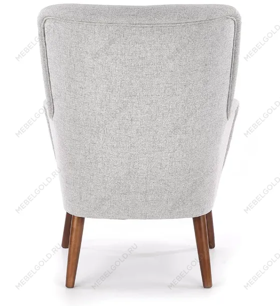 Кресло Halmar BISHOP (светло-серый/орех) | изображение 6