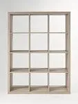 Стеллаж Фора, 12 полок, 112х147х38 см, дуб беленый | изображение 4