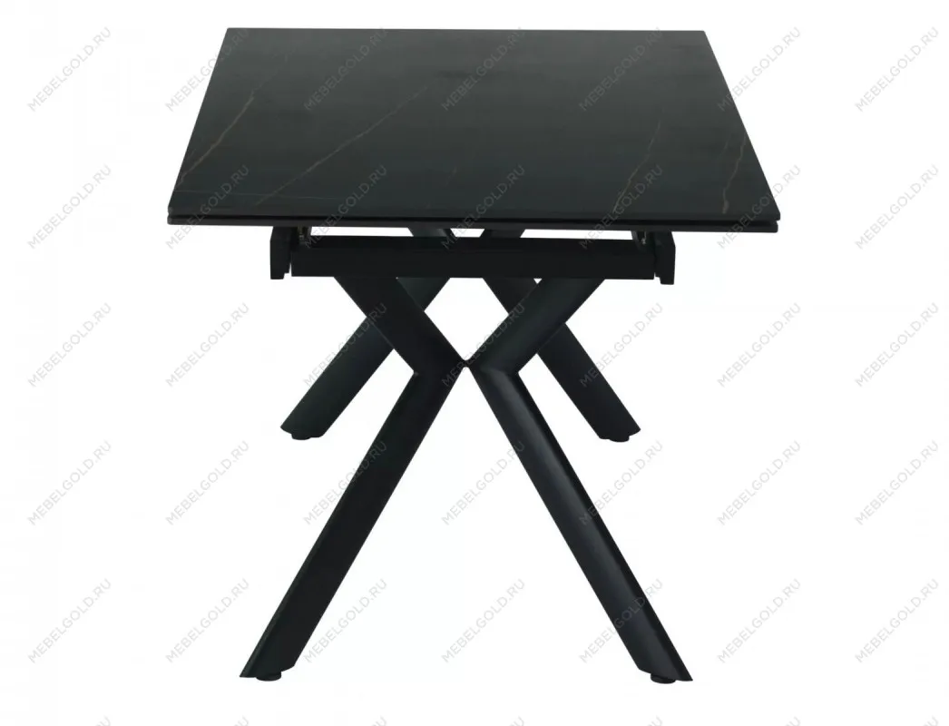 Стол обеденный Signal NORTON 160 (черный/черный) | изображение 4