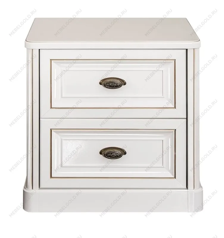 Тумба прикроватная Натали белый глянец | изображение 1