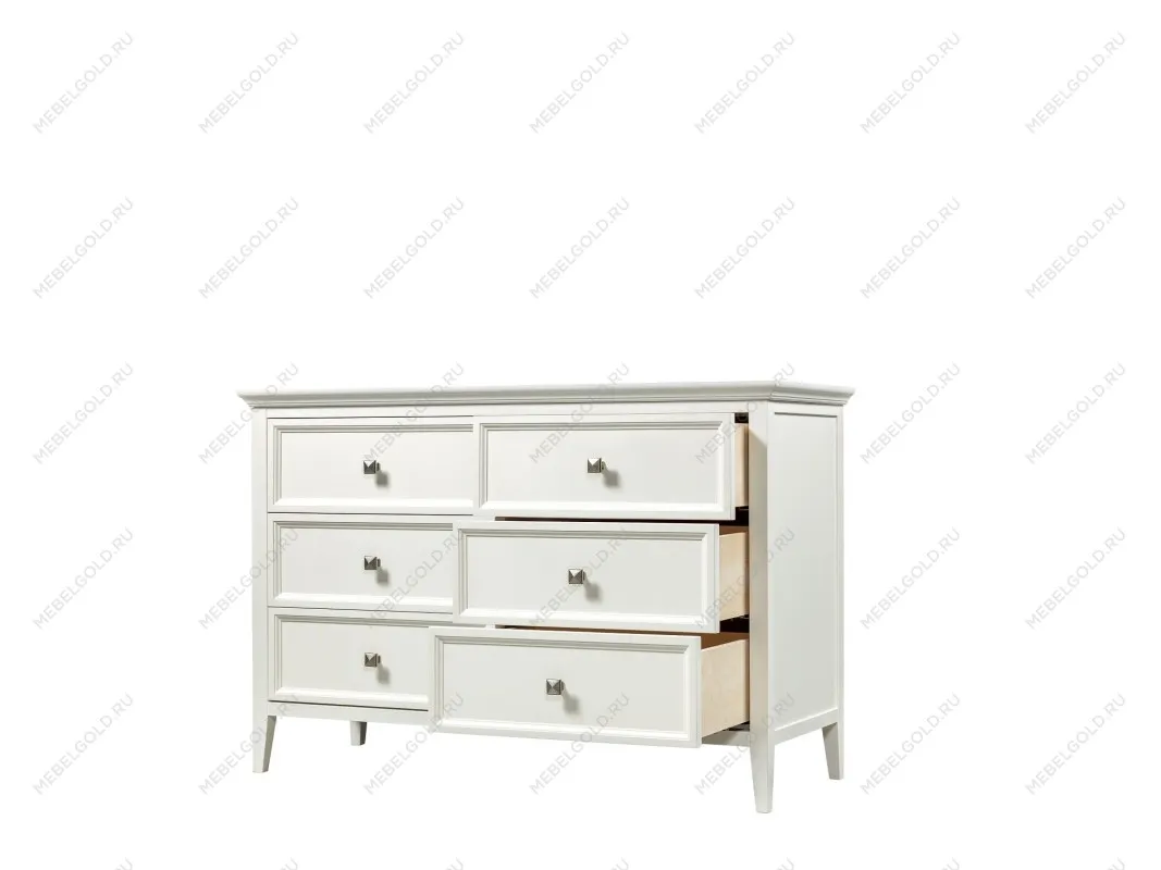 Комод большой 6 ящиков Manhattan (Молочный) | изображение 2