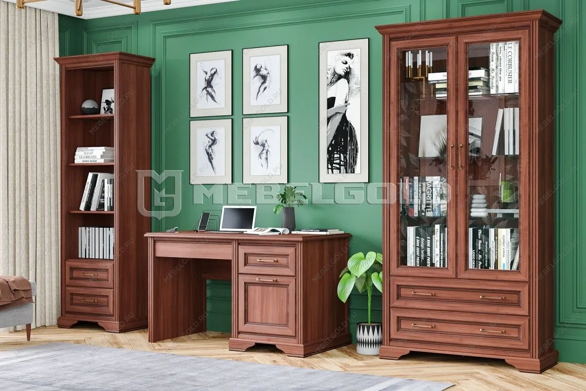 Стол письменный Стилиус BIU130 (Орех донской) | изображение 4