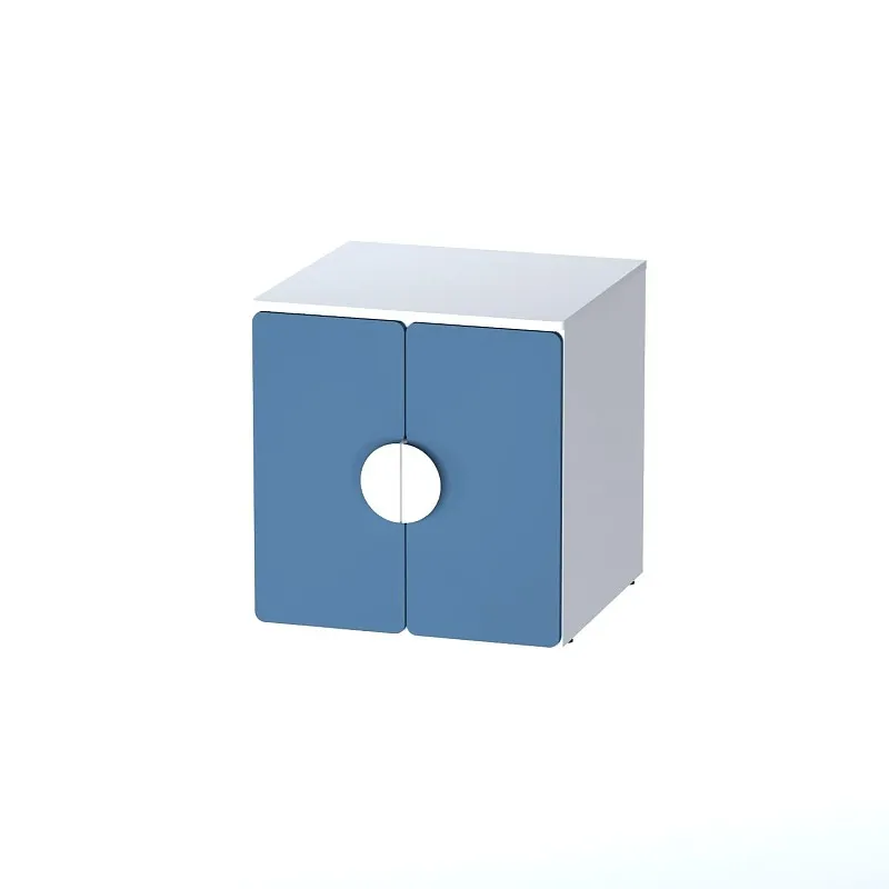 Шкаф Пикси распашной, с двумя дверьми и полкой 60x57x60, озорной василек