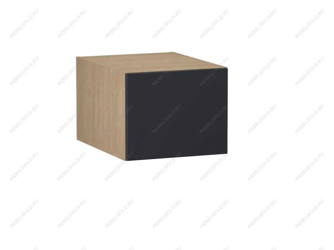 Шкаф АГ-45, Женева (450*586*360) Дуб Палермо/Синий матовый, 22528