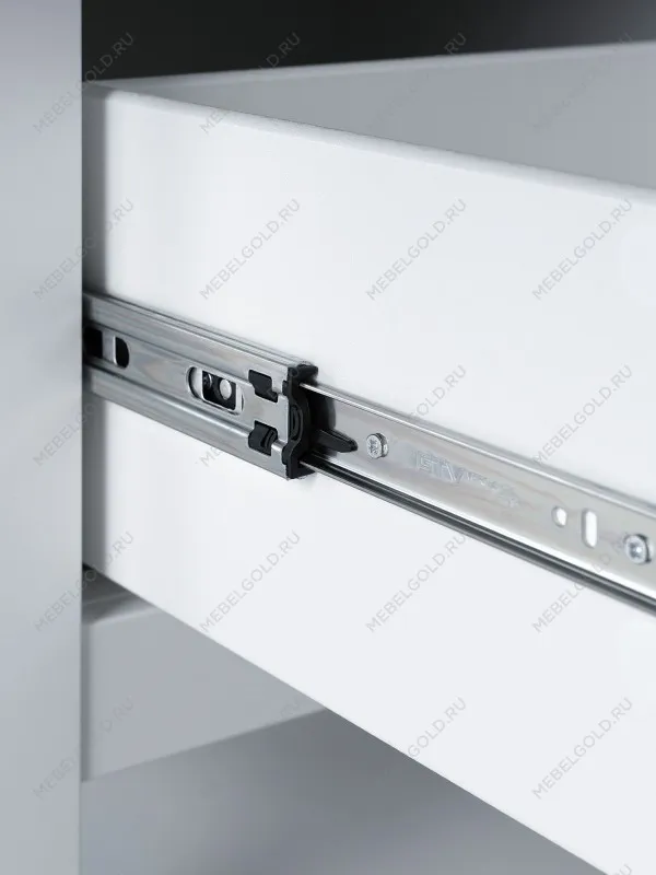 Шкаф с витриной Сага, 90х41х215 см, белый | изображение 5