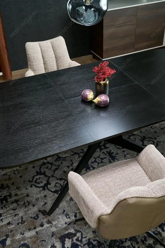 Стол обеденный Halmar SANDRO раскладной (черный/черный) | изображение 13