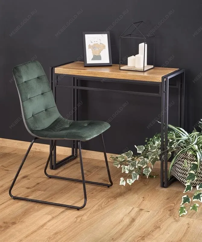 Консоль Halmar BOLIVAR KN-1 (дуб золотой/черный) | изображение 1