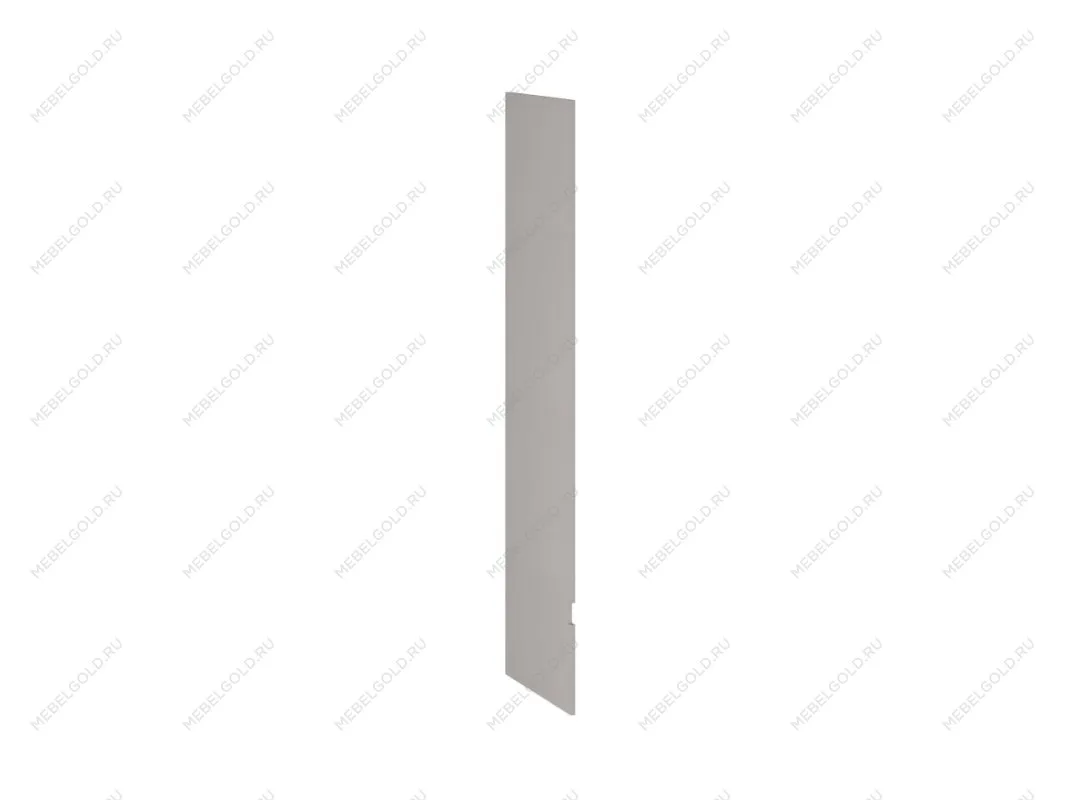 Бок замена шкафа-пенала П-1 левый, Виста (16*570*2066) Экокожа Бежевый, 25834