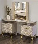 Туалетный столик Лара бежевый глянец | изображение 3