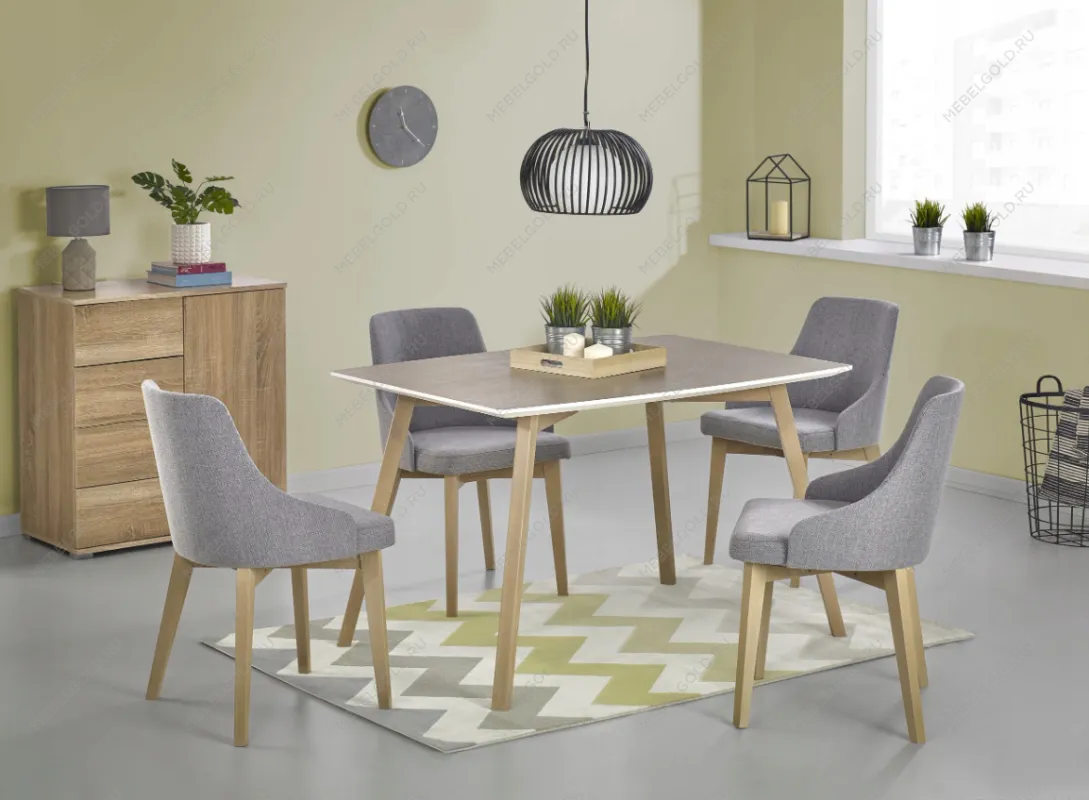 Стул кухонный Halmar TOLEDO (серый/дуб сонома) | изображение 5