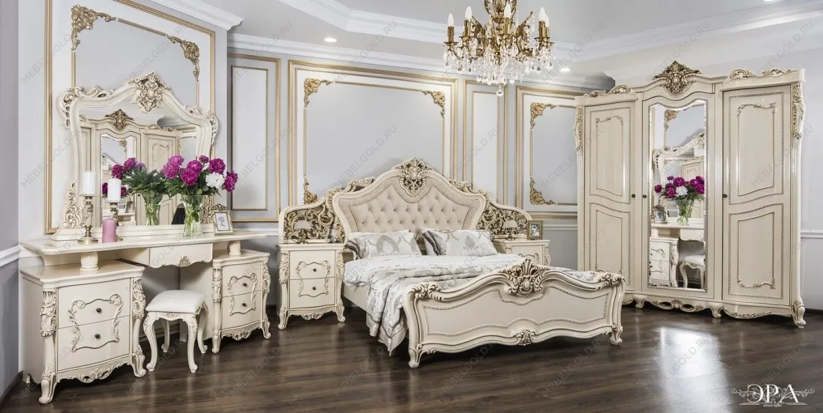 Кровать Джоконда 180х200 см крем глянец | изображение 2