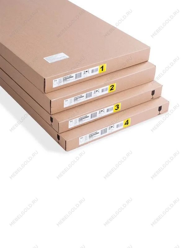 Шкаф Сириус, 4 двери и 1 ящик с зеркалами, 156х50х190 см, белый | изображение 12