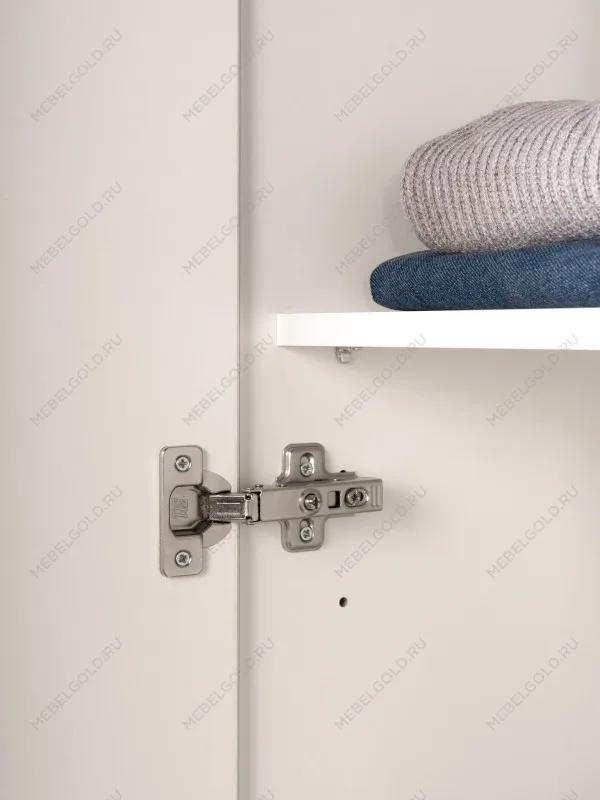 Шкаф распашной Варма СТОР, 105х57х222 см, белый | изображение 4